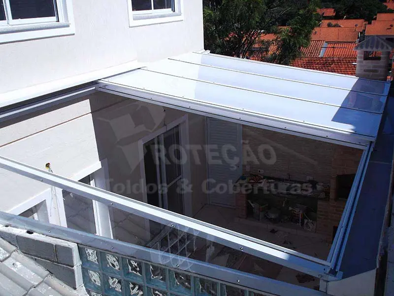 Coberturas retráteis de policarbonato na zona norte Toldos Proteção - Coberturas retráteis de policarbonato na zona norte