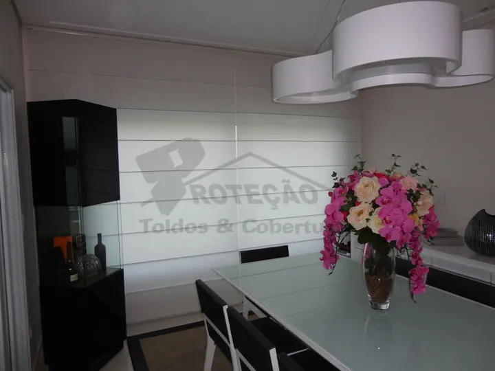 Cortina Romana Toldos Proteção